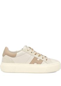 Hogan Low-Top Sneaker - Low-Top Sneakers With Silk And Nylon Construction - Gr. 38,5 (EU) - in Beige - f&uuml;r Damen