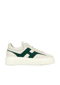 Hogan Low-Top Sneaker - H-Stripes H Spezzata Sneakers With Lace-Up Design - Gr. 10 - in Beige - f&uuml;r Damen