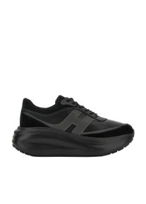 Hogan Low-Top Sneaker - Contemporary Black Leather Sneakers With Sculpted - Gr. 37,5 (EU) - in Schwarz - f&uuml;r Damen
