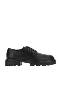 Hogan Polished Leather Derby Shoes - Gr. 9 - in Schwarz