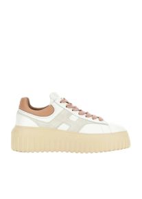 Hogan Low-Top Sneaker - White Sneakers With Rose Gold Accents - Gr. 39 (EU) - in Wei&szlig; - f&uuml;r Damen