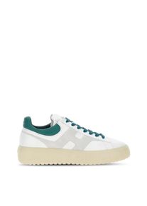 Hogan Low-Top Sneaker - H-Stripes H Spezzata Low-Top Sneakers - Gr. 7_5 - in Wei&szlig; - f&uuml;r Damen