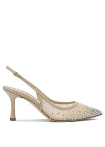 Ninalilou Hohe Schuhe - Rhinestone-Embellished Slingback Heeled Pumps - Gr. 40 (EU) - in Rosa - f&uuml;r Damen