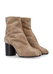 Maison Martin Margiela Maison Margiela Stiefel - Beige Suede Tabi Ankle Boots - Gr. 39 (EU) - in Rosa - f&uuml;r Damen