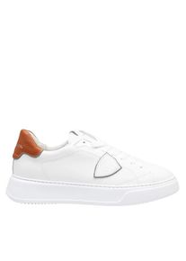Philippe Model Low-Top Sneaker - Temple Low Leather Sneakers In White - Gr. 40 (EU) - in Wei&szlig; - f&uuml;r Damen