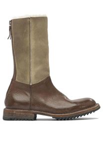 Moma Stiefel - "Rick" Zippered Ankle Boots - Gr. 40 (EU) - in Grau - f&uuml;r Damen