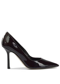 Ninalilou Hohe Schuhe - Bordeaux High-Heeled Pumps With Patent Leather Fin - Gr. 40 (EU) - in Schwarz - f&uuml;r Damen