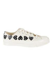 Comme des Garcons Play Low-Top Sneaker - Multi Heart Low Top Sneakers - Gr. 8_5 - in Wei&szlig; - f&uuml;r Damen
