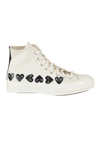Comme des Garcons Play Low-Top Sneaker - Multi Heart Low High-Top Sneakers - Gr. 8_5 - in Wei&szlig; - f&uuml;r Damen