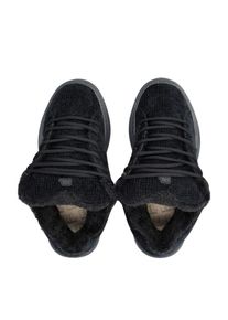 Erl Low-Top Sneaker - Vamp Black Velvet Sneakers - Gr. 8 - in Schwarz - f&uuml;r Damen