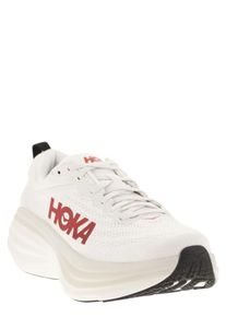 Hoka One One Hoka Low-Top Sneaker - Bondi 8 - Ultra-Shortened Sports Shoe - Gr. 10 - in Wei&szlig; - f&uuml;r Damen
