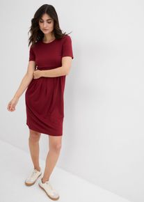 bonprix 2-in-1 Umstandskleid mit diskreter Stillfunktion aus Viskose, rot, Gr.32/34 (XS), Knieumspielendes Jerseykleid f&uuml;r die Schwangerschaft und danach