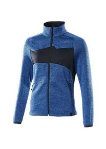 Mascot Accelerate Damen Strickpullover mit Rei&szlig;verschluss | Azurblau/Schwarzblau | 3XL - Azurblau/Schwarzblau