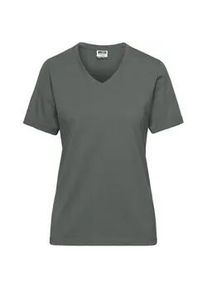 James Nicholson Daiber Damen BIO Workwear T-Shirt JN1807 | dark-grey | XS - dark-grey