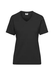 James Nicholson Daiber Damen BIO Workwear T-Shirt JN1807 | black | L - black