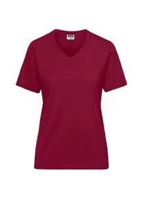 James Nicholson Daiber Damen BIO Workwear T-Shirt JN1807 | wine | 4XL - wine