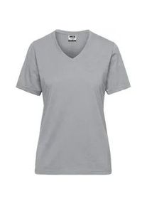 James Nicholson Daiber Damen BIO Workwear T-Shirt JN1807 | grey-heather | M - grey-heather