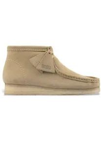 Clarks f&uuml;r Herren. 26155516 Wallabee Beige Lederstiefeletten (41), Wohnung, Wildleder, Schn&uuml;rsenkel, L&auml;ssig