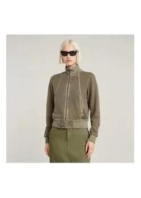 G-Star Raw G-Star f&uuml;r Damen. D26087-D688-G544 &Uuml;bergef&auml;rbte Jacke gr&uuml;n (XXS), L&auml;ssig, Baumwolle