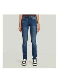 G-Star Raw G-Star f&uuml;r Damen. D27287-6553-89 Jeans Midge Straight blau (24/30), L&auml;ssig, Denim, Bio-Baumwolle, Nachhaltig