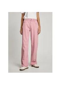 Pepe Jeans f&uuml;r Damen. PL204998 Jeans in lockerer Passform Stripe rosa (26/32), L&auml;ssig, Denim, Nachhaltig