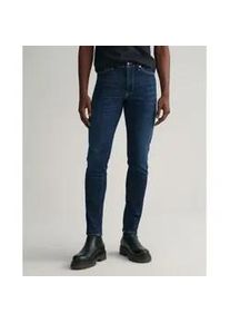 Gant f&uuml;r Herren. 1000264 Jeans Extra Slim Fit Active Recover blau (31/34), L&auml;ssig, Baumwolle, Denim