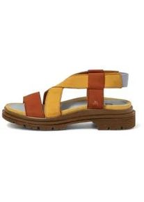 art f&uuml;r Damen. 1155311YJ003_0MU Ledersandalen 1553 Birmingham mehrfarbig (41), Wohnung, Klettverschluss, L&auml;ssig