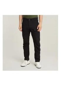 G-Star Raw G-Star f&uuml;r Herren. D25523-D846-6484 Cargo 3D Regular Tapered Hose schwarz (36/36), L&auml;ssig, Baumwolle