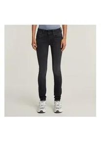 G-Star Raw G-Star f&uuml;r Damen. 60883-C910-G108 Jeans Midge Cody Mid Skinny blau (33/34), Schwarz, L&auml;ssig, Baumwolle, Denim