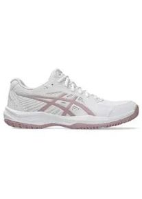 asics f&uuml;r Damen. 1042A283 Court Slide 4 wei&szlig;e Turnschuhe (36), Wohnung, Schn&uuml;rsenkel, Sportlich, Multisport