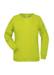 James Nicholson Damen Raglan Sweatshirt 8021, acid-gelb, Gr&ouml;&szlig;e M - acid-gelb - M