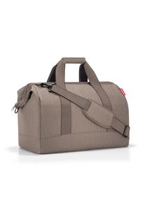 Reisenthel Reisetasche Allrounder L herringbone mokka, Mokka, Textil, 48x39.5x29 cm, Innensteckf&auml;cher, Tragehenkel, verstellbarer Schultergurt, Freizeit, Koffer & Taschen, Reisetaschen
