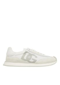Dolce & Gabbana Dolce&Gabbana Low-Top Sneaker - Low Air Fastening, Dg Logo On The Side - Gr. 38 (EU) - in Wei&szlig; - f&uuml;r Damen