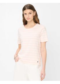 Brax Damen Streifenshirt Style CIRA S dark dusty rose, Rosa, Gr. 36