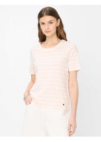 Brax Damen Streifenshirt Style CIRA S dark dusty rose, Rosa, Gr. 34