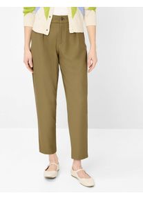 Brax Damen Flatfronthose Style MILLA S FADED KHAKI Gr&uuml;n Khaki, gr&uuml;n - khaki, Gr. 36