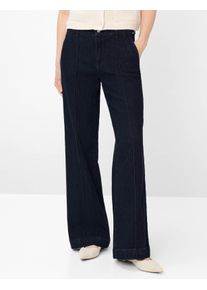 Brax Damen Palazzohose Style MAINE CLEAN DARK BLUE, denim dunkelblau, Gr. 34