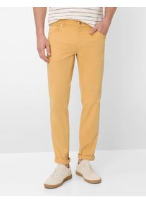 Brax Herren Five-Pocket-Hose Style COOPER SUNRISE, gelb, Gr. 31/32