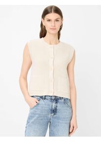 Brax Damen Strickpullover Style ELISA dark ecru, hellbeige, Gr. 34