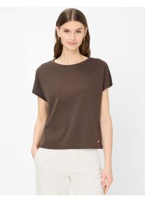 Brax Damen Shirt Style CATHY S dark ebony, dunkelbraun, Gr. 34