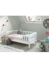 Vipack Kinder-/Juniorbett, Wei&szlig;, Holz, Kiefer, 70x140 cm, Lattenrost, Kinder- & Jugendzimmer, Kinderm&ouml;bel, Kinderbetten