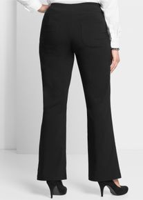 sheego Gro&szlig;e Gr&ouml;&szlig;en Bootcuthose mit Shaping-Effekt, schwarz, Gr&ouml;&szlig;e 56 - Damen