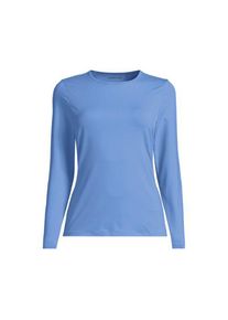 LANDS' END Badeshirt, Damen,  Blau, Nylon-Mischung, by Lands' End