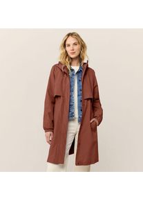 LANDS' END Verstaubarer wasserdichter Squall Regenmantel, Damen,  Braun, Polyester, by Lands' End