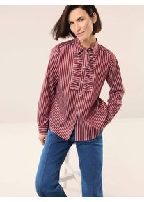 Walbusch Hemdbluse mit Falteneinsatz