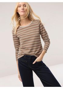 Walbusch Baumwollshirt Ringelstruktur