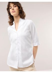 Walbusch Extraglatt-Bluse Kelchkragen