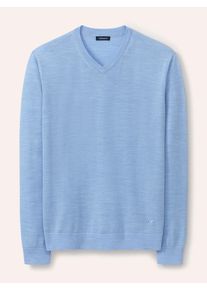 Walbusch V-Pullover Merino Extrafein