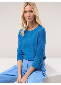 Walbusch Baumwollshirt Strukturmuster