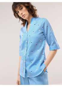 Walbusch Extraglatt-Bluse Kelchkragen